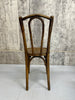 Set of 7 Missmatching Matching Bentwood Bistro Chairs