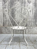 4 Metal Garden Chairs and Circular Table With Umbrella Hole