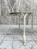 4 Metal Garden Chairs and Circular Table With Umbrella Hole