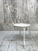 4 Metal Garden Chairs and Circular Table With Umbrella Hole