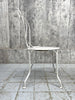 4 Metal Garden Chairs and Circular Table With Umbrella Hole