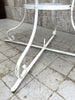 4 Metal Garden Chairs and Circular Table With Umbrella Hole
