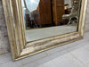 88cm High Silver Leaf French Louis Philippe Mirror