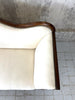 Mahogany White Drop Arm Canape Sofa Day Bed