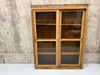 Rustic Sliding Glass Front Cupboard