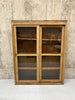 Rustic Sliding Glass Front Cupboard