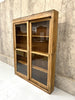 Rustic Sliding Glass Front Cupboard