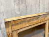Rustic Sliding Glass Front Cupboard
