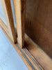 Rustic Sliding Glass Front Cupboard