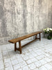 198cm Individual Oak Wooden Bench