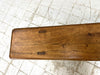 198cm Individual Oak Wooden Bench