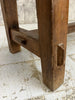 198cm Individual Oak Wooden Bench