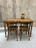 120cm Stripped Bistro Table