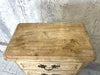 Small Stripped Oak Tall Boy Chest of Drawers