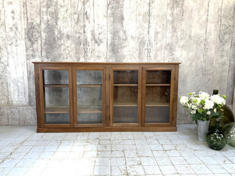 Glazed French Table Top Bibliotech Cabinet