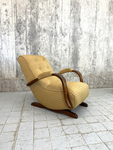 Vintage Upolstered Rocking Chair – Vintage French