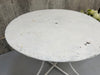 White Metal Garden Table