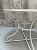 White Metal Garden Table