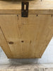 Small Pine Glazed Wall Mounted Cabinet