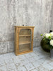 Small Pine Glazed Wall Mounted Cabinet