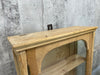 Small Pine Glazed Wall Mounted Cabinet