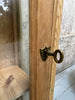 Small Pine Glazed Wall Mounted Cabinet