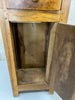 Walnut Wood Bedside Cabinet With Drawer