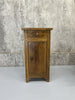 Walnut Wood Bedside Cabinet With Drawer
