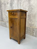 Walnut Wood Bedside Cabinet With Drawer