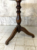 Walnut Wood Circular Pedestal Central Table Gueridon