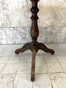 Walnut Wood Circular Pedestal Central Table Gueridon