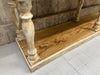 269.5cm White Washed Oak Drapers Table / Kitchen Island