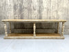 269.5cm White Washed Oak Drapers Table / Kitchen Island