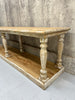269.5cm White Washed Oak Drapers Table / Kitchen Island