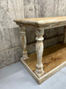 269.5cm White Washed Oak Drapers Table / Kitchen Island