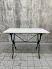 White Marble Kitchen Bistro Table