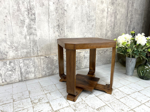 Hexagonal Art Deco Gueridon Side Table