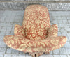 Napoleon III Pink Jacquard Chaise Longue