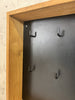 Wall Mounted Mid Century Key Box with Sliding Door
