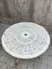 Set of Four 1930's Metal Garden 2 Chairs + 2 Carvers plus Circular Table