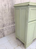 1950's Green Painted Wood Sideboard Cupboard and Drawers