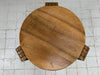 Art Deco Walnut Wood Gueridon Coffee Side Table