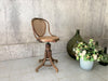 French Bentwood and Cane Adjustable Chair