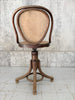 French Bentwood and Cane Adjustable Chair