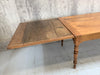 199cm to 375cm Extending Fruit Wood Dining Table with Turned Legs