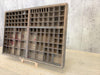 65cm x 44cm Wooden Printers Tray Letterpress Tray with Red Ink