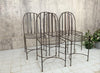 Set of Five Handmade Metal Garden Chairs
