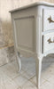 Painted 'Paris Grey' Mid Century Louis XVI Style Chest of Two Drawers