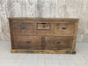 Rustic Hardware Store Sideboard Drawers