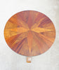Signed Mid Century Art Deco Style Marquetry Gueridon Side Table